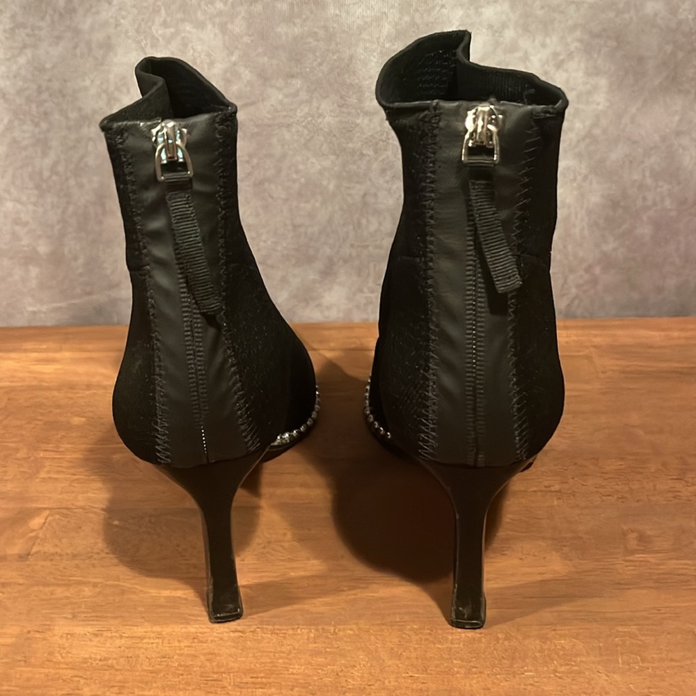 Bcbgeneration Beya Studded Point-Toe Booties Fabr… - image 7